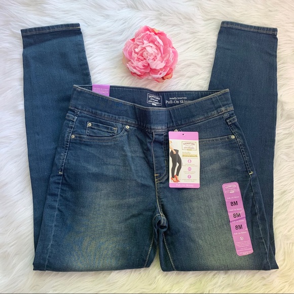 Signature by Levi Strauss Denim - Signature by Levi staruss pull on skinny jeans, 8